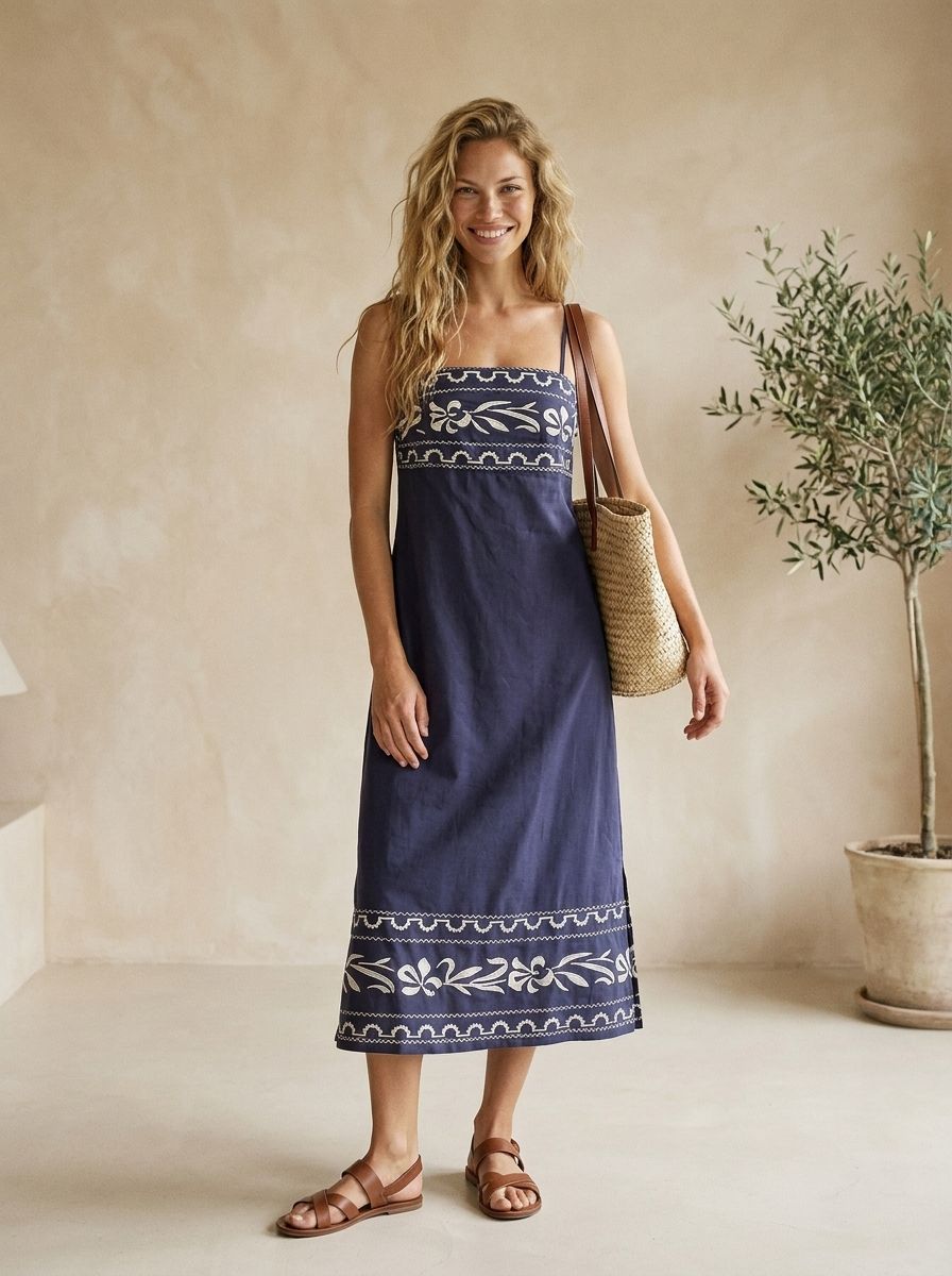 Embroidered Dress image