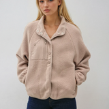 Fleece Button Up Jacket