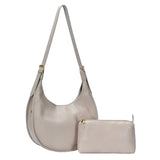 Everly 2 in 1 Slouchy Hobo Bag Beige