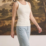 The Ellie Bra Free Tank White