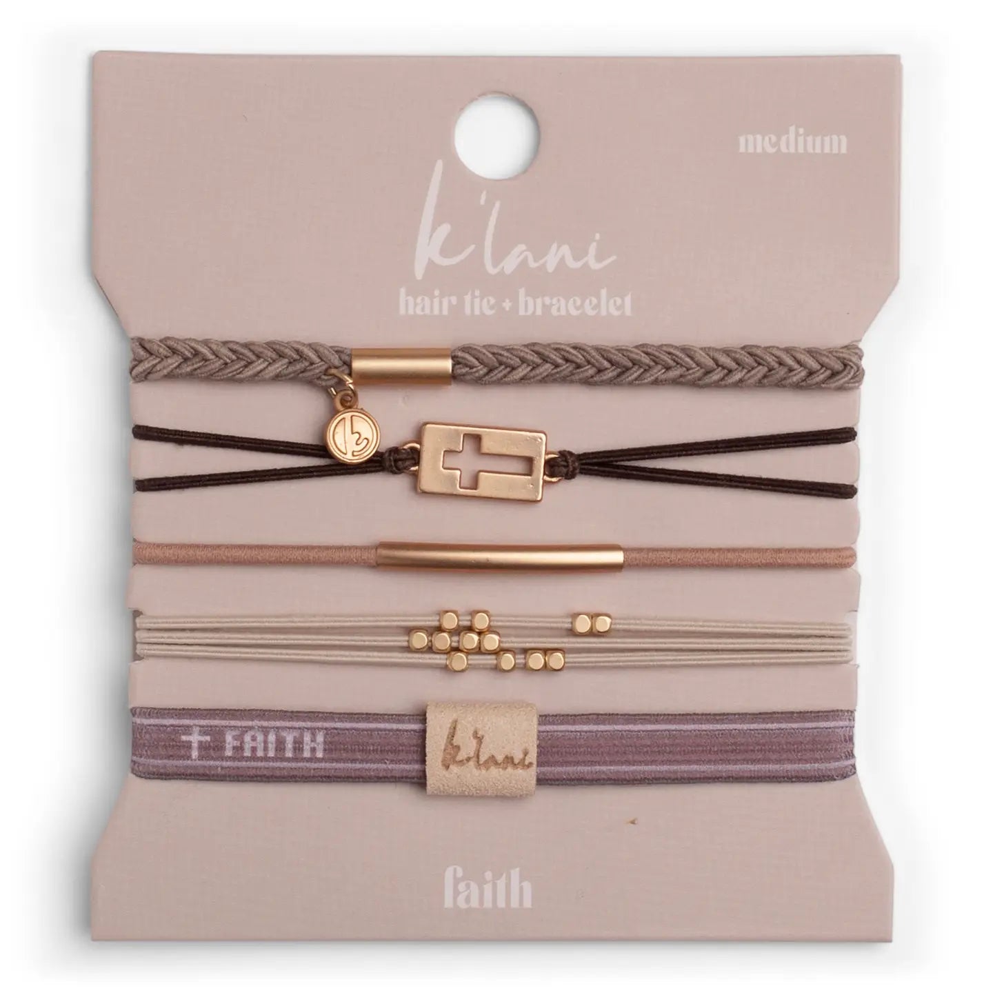 Faith Hair Ties/Bracelets
