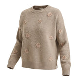 Floral Embroidered Sweater