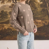 Floral Embroidered Sweater