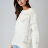 Floral Pullover Sweater