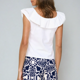 Floral Patterned Linen Shorts