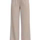 Be Cool beige flowy Tencel wide-leg pants shown on model, featuring a relaxed fit and comfortable casual style.