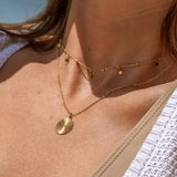 Chasing Sunsets Necklace Gold