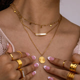 Chasing Sunsets Necklace Gold