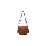 Brown Dylan Tassel Crossbody bag by Jen & Co featuring a stylish tassel detail and compact accessory design.