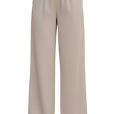 Be Cool beige flowy Tencel wide-leg pants shown on model, featuring a relaxed fit and comfortable casual style.