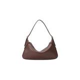 Melie Bianco Nicolette Espresso shoulder bag with sleek design, featuring a structured shape and shoulder strap for stylish carrying.