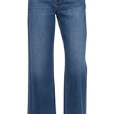 Vervet high rise wide-leg jeans, stylish pants with a relaxed fit, featuring a classic denim wash and high waist design.