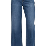 Vervet high rise wide-leg jeans, stylish pants with a relaxed fit, featuring a classic denim wash and high waist design.