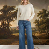 High Rise Trouser Wide Leg Jeans