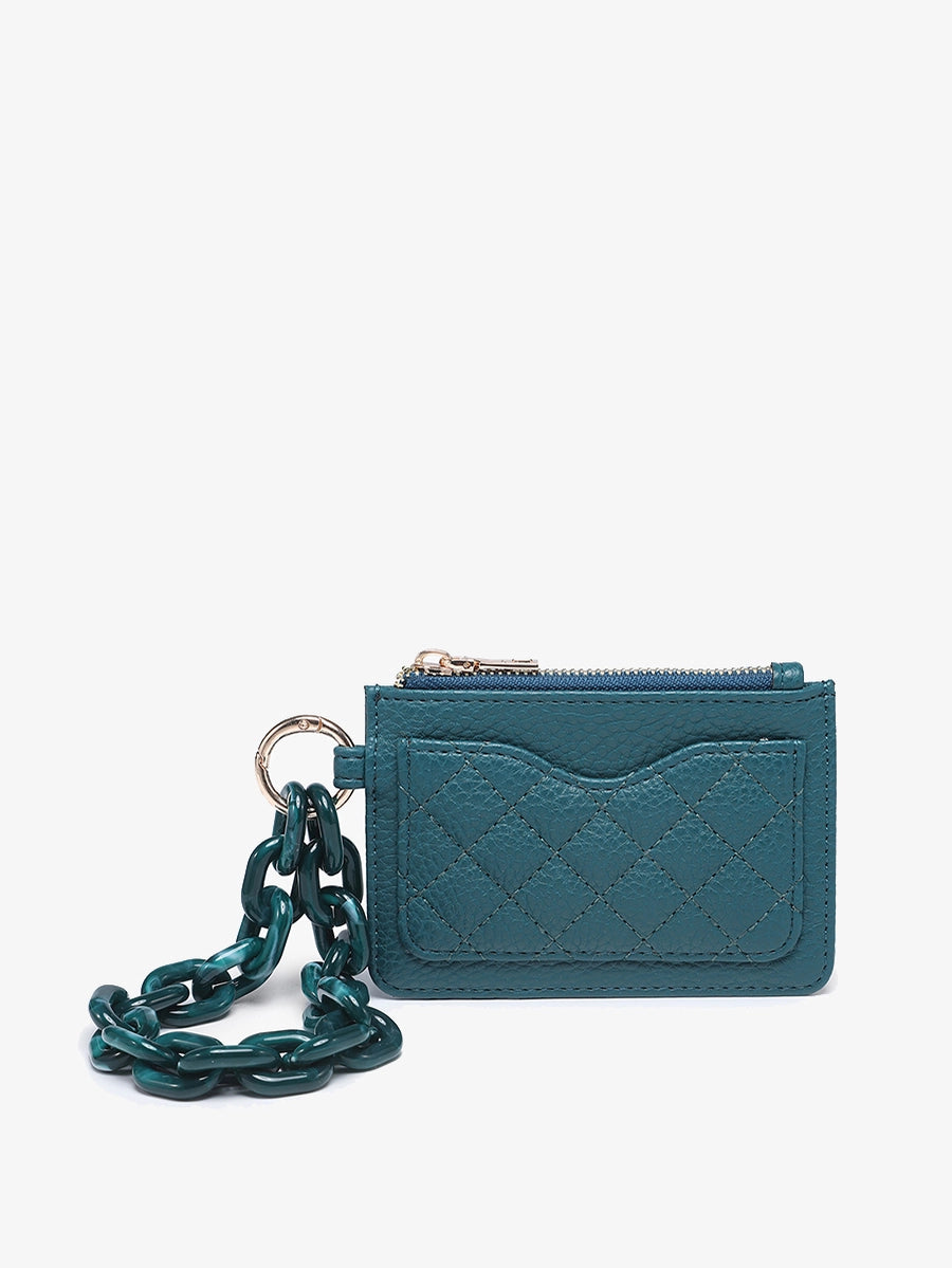 Rhodes Quilted Wallet Hunter Green