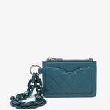 Rhodes Quilted Wallet Hunter Green