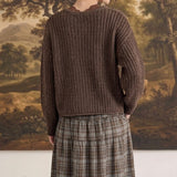 The Amanda Raw Edge Knit Cardigan
