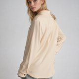 Soft Button Up Shirt Ivory