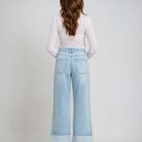 Super High Rise Cuffed Baggy Jeans