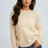 Jewel Neck Sweater