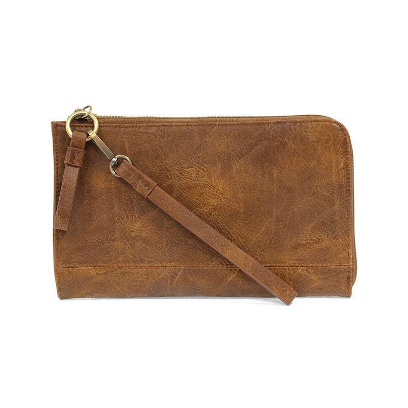Karina Convertible Wristlet/Wallet Pecan