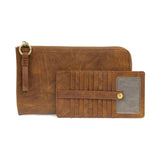 Karina Convertible Wristlet/Wallet Pecan