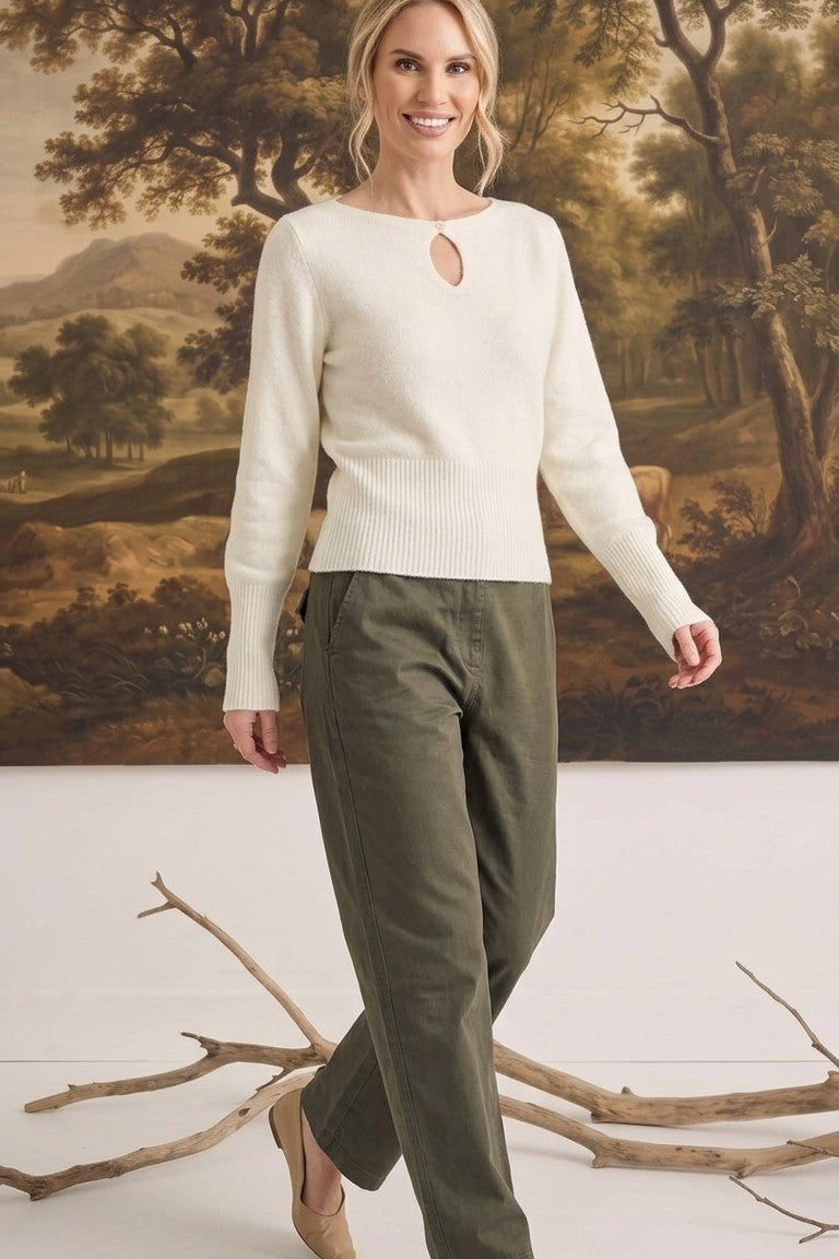 Keyhole Sweater Top