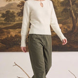 Keyhole Sweater Top