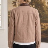 Leather Accent Barn Jacket