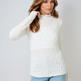 Lettuce Edge Textured Top