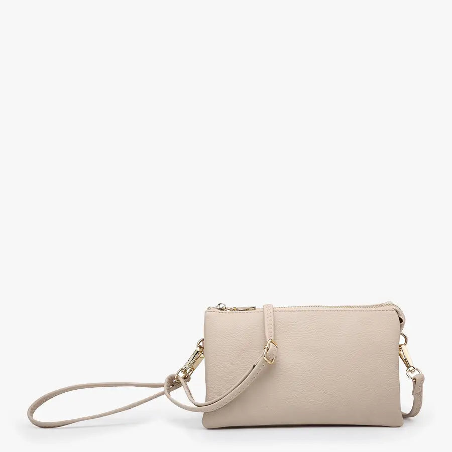 Riley Crossbody/Wristlet Bag Light Beige