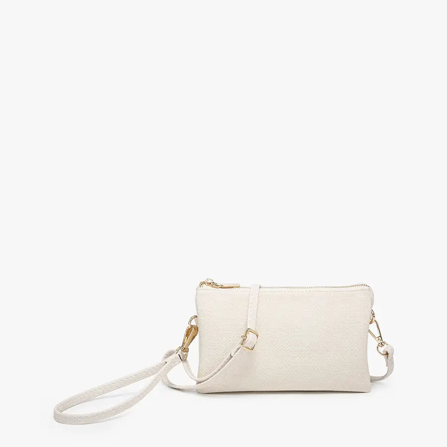 Riley Crossbody/Wristlet Bag Linen