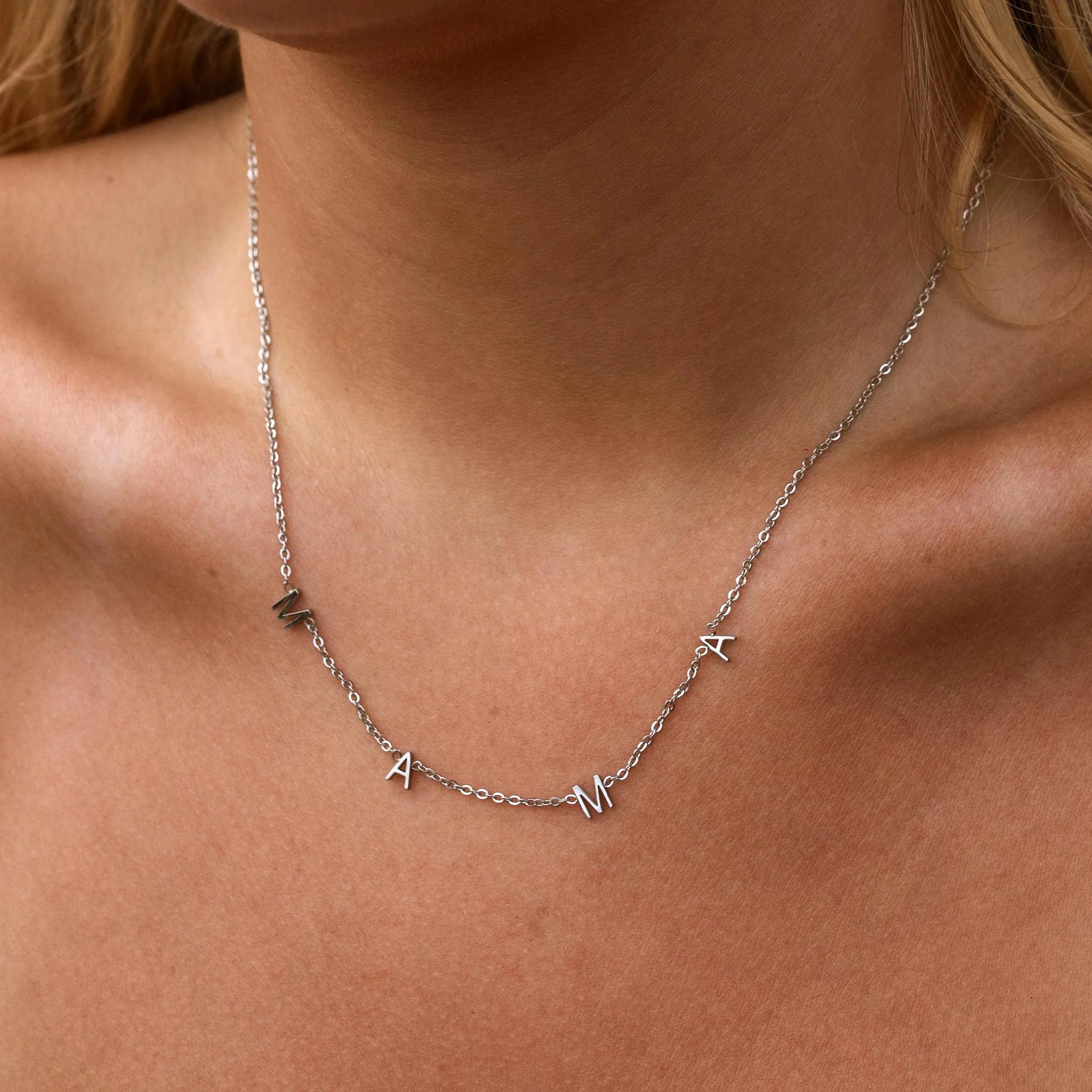 Mama Necklace Silver