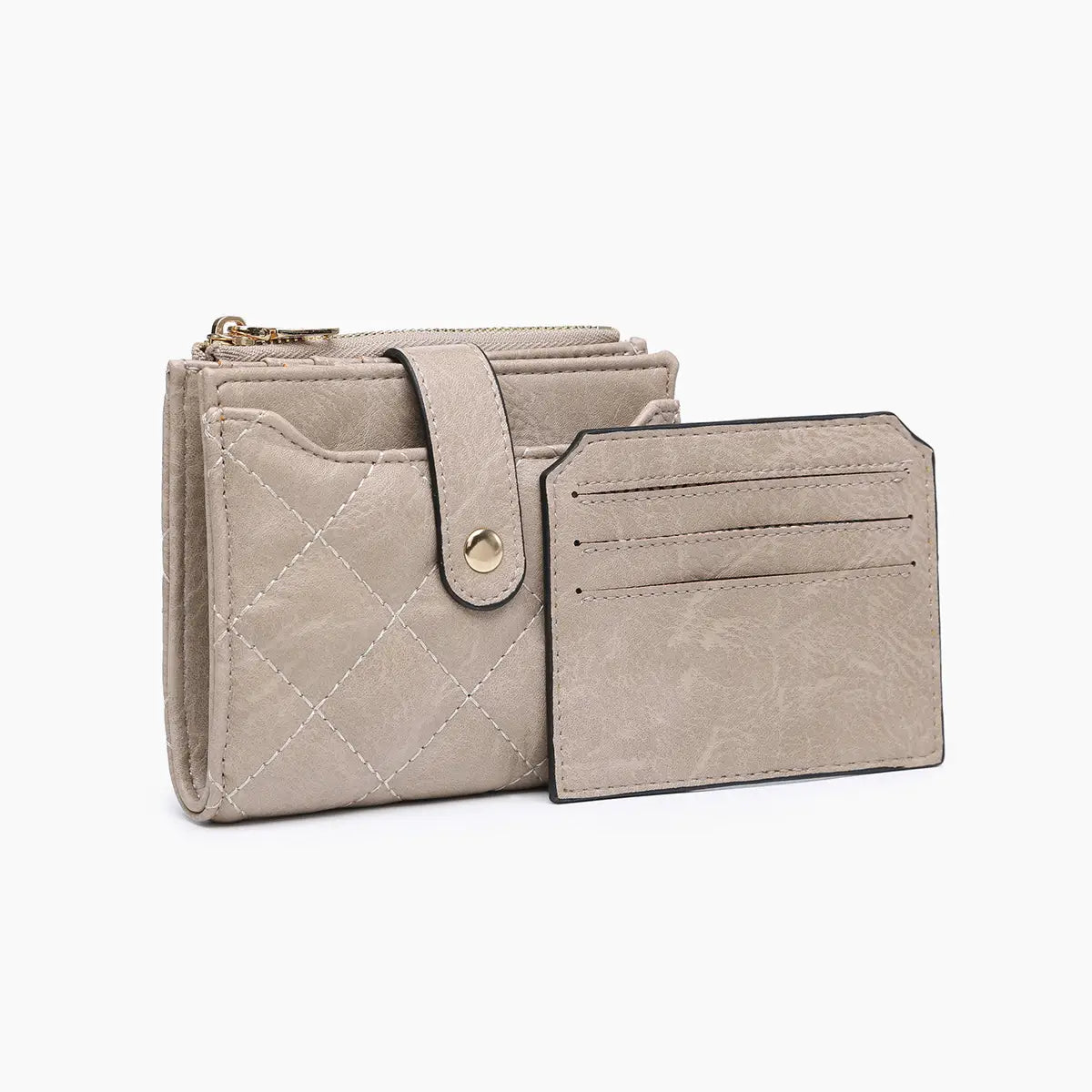 Melody Quilted Zip Wallet