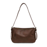Morgan Buckle Shoulder Bag Russet