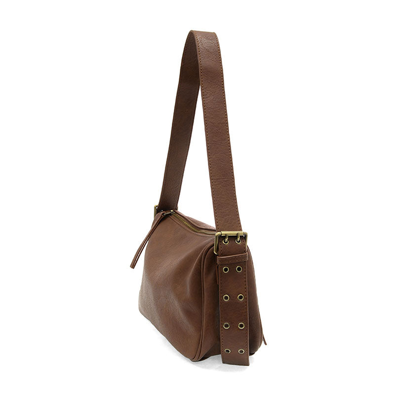 Morgan Buckle Shoulder Bag Russet