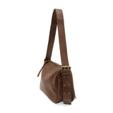 Morgan Buckle Shoulder Bag Russet
