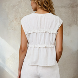 Front Tie Sleeveless Top