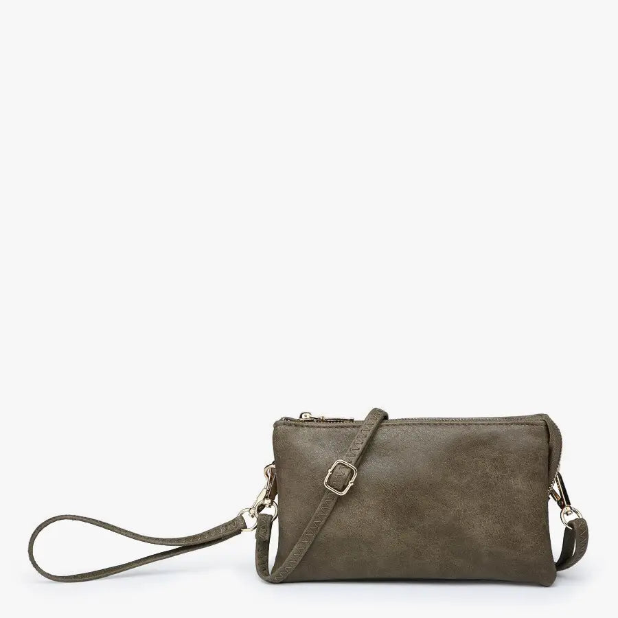 Riley Crossbody/Wristlet Bag Olive