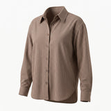 On Duty Gingham Button Up Top