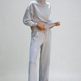 Modal Scuba Pants Mocha Cream