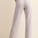 Modal Scuba Pants Mocha Cream