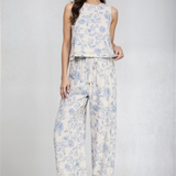 Floral Linen Pants
