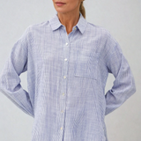 Pinstripe Button Down Shirt