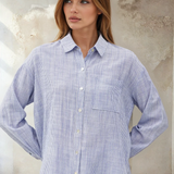 Pinstripe Button Down Shirt