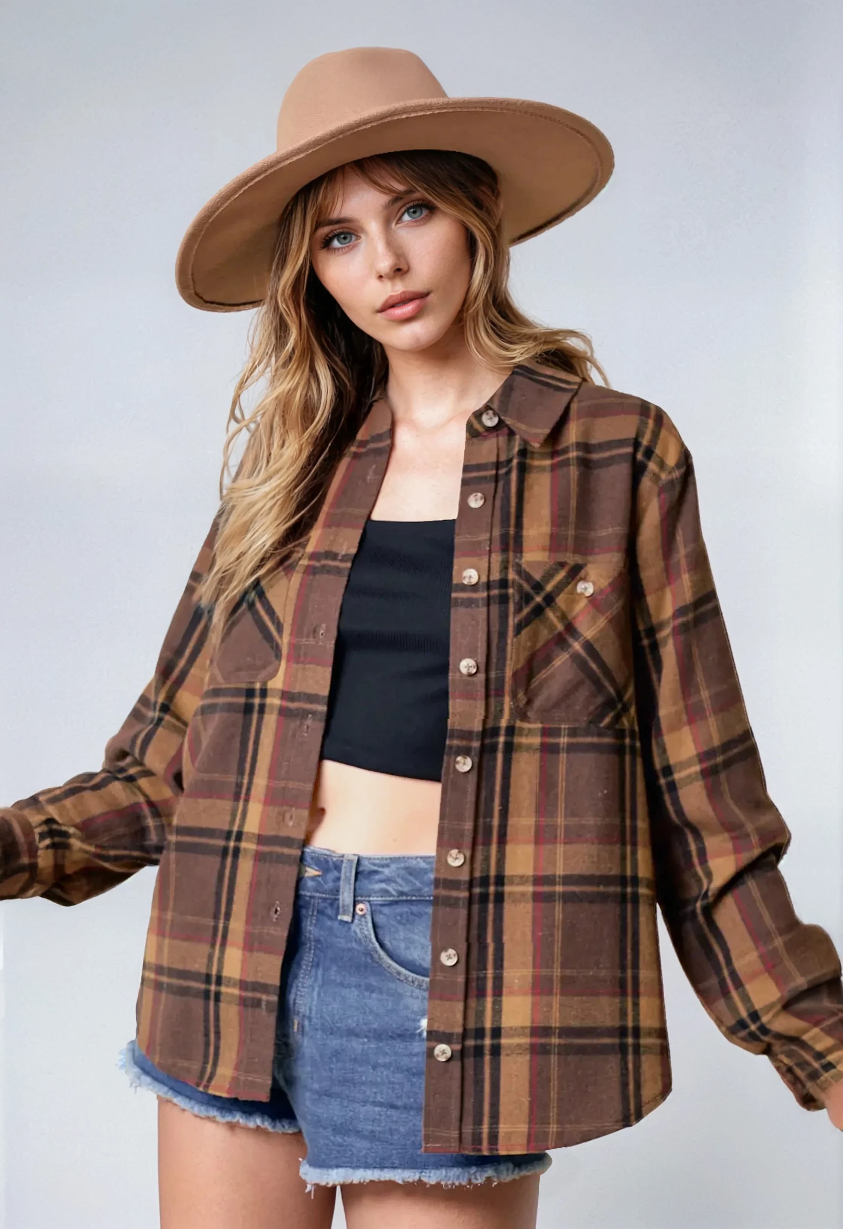Plaid Button Down Shirt