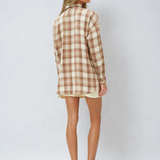 Plaid Flannel Long Sleeve Button Up