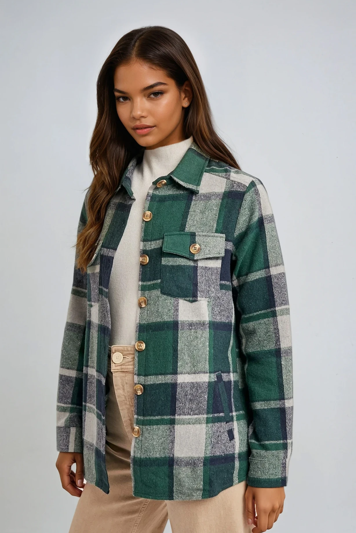Flannel Plaid Shacket