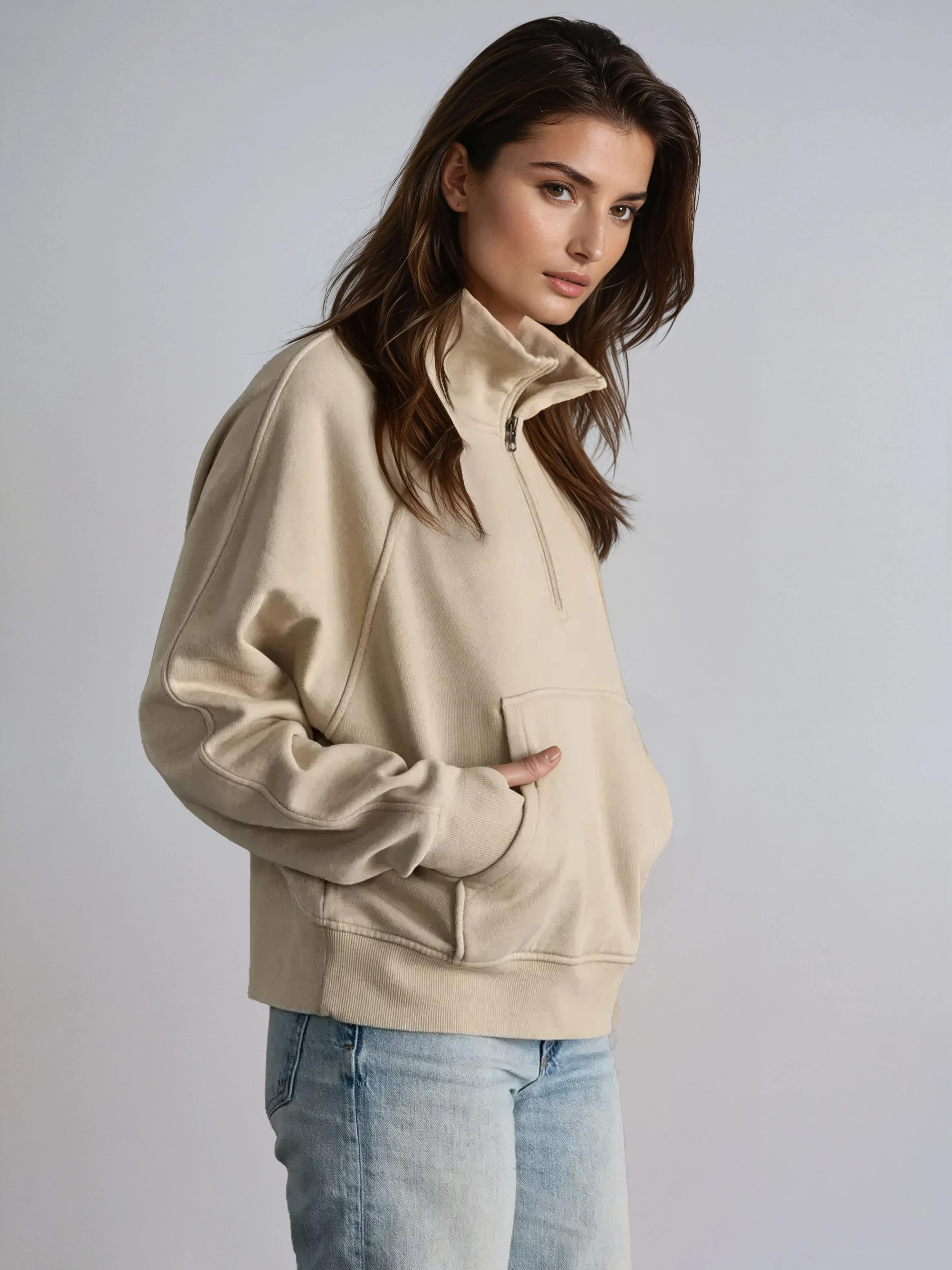 Quarter Zip Sweatshirt