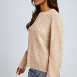 Crew Neck Relaxed Sweater